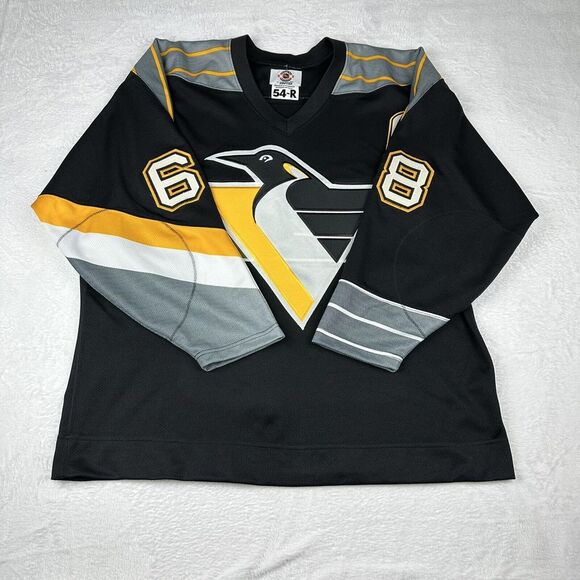 Authentic Starter Pittsburgh Penguins Jagr RoboPen Gradient Jersey Size 54R Capt - Picture 3 of 16